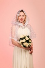 арт.2209 Платок "Надежда"(белый)