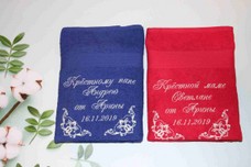 арт.831 Полотенца для крёстных (цветные)